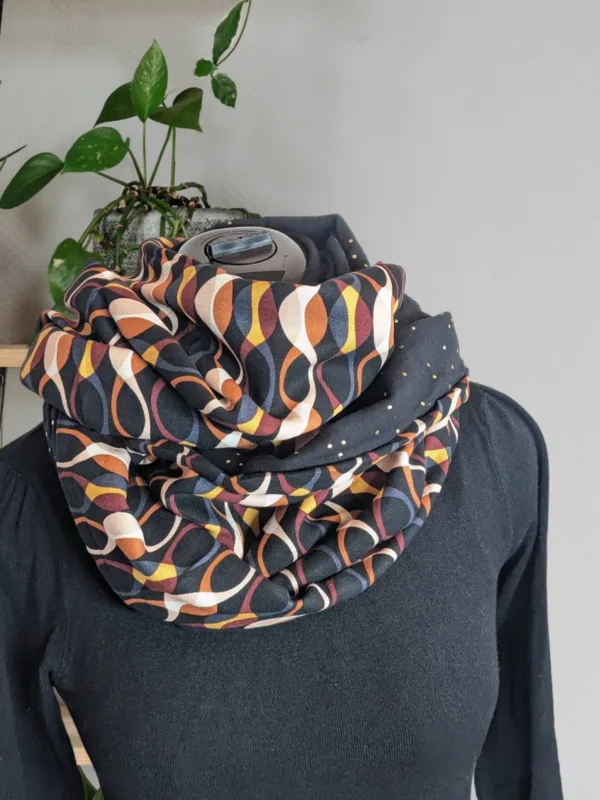 Tour de cou, écharpe, foulard femme