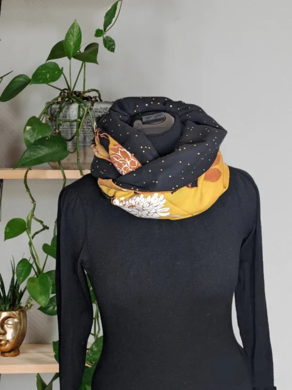 Tour de cou, écharpe, foulard femme
