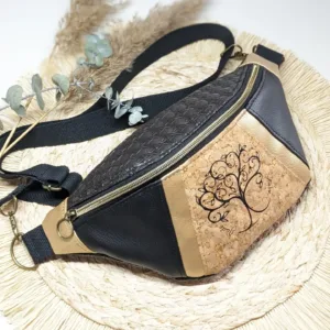 Sac banane liège bi matière - Personnalisable -