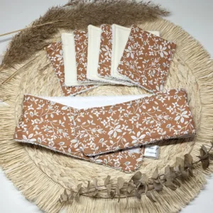 Lingettes lavable démaquillante et bandeau de soin