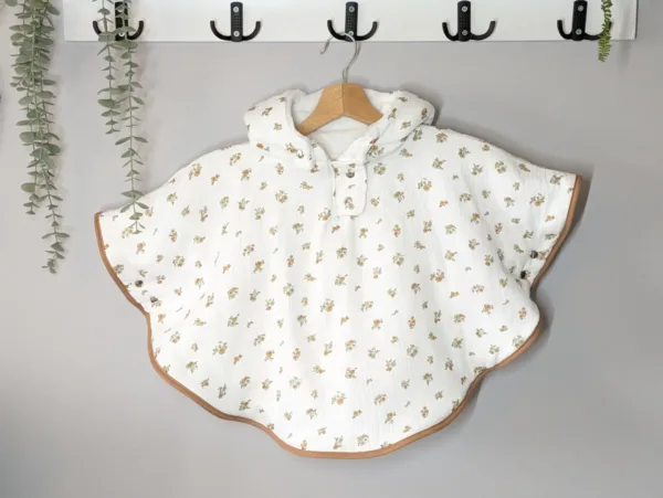 Poncho mi-saison bébé enfant
