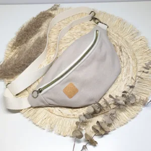 Sac banane coton beige été 1 Couleur tendance été