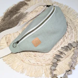 Sac banane coton vert été 1 Couleur tendance été