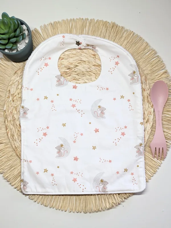 Bavoir 6-12 mois bébé FAIT MAIN