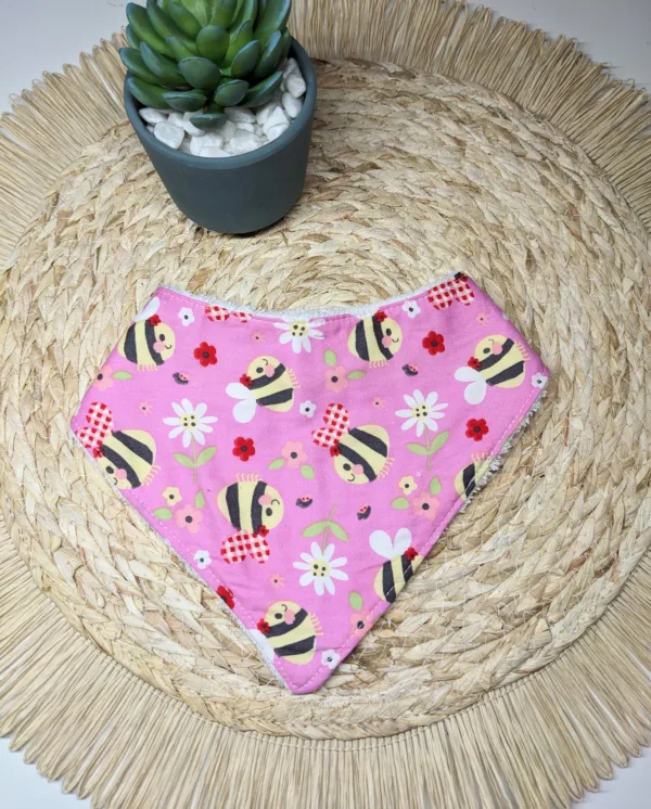 Bavoir bandana fait main trop mignon