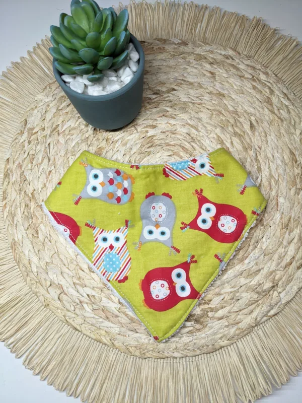 Bavoir bandana fait main trop mignon
