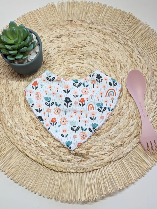 Bavoir bandana fait main trop mignon