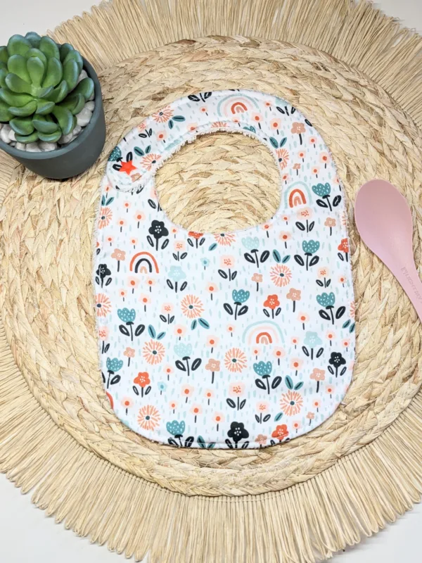 Bavoir bébé 0-6 mois fait main trop mignon