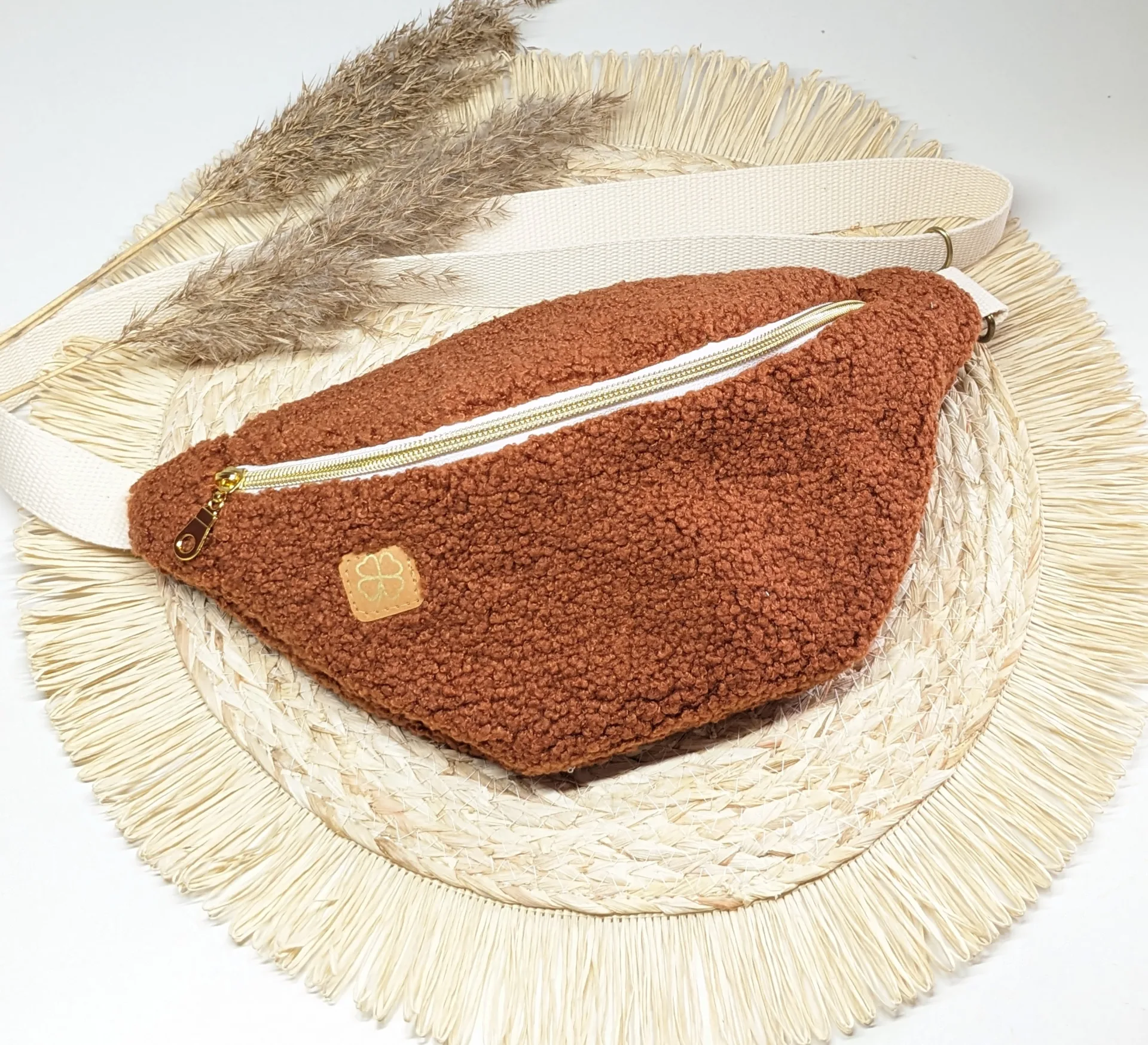 Sac banane moumoute marron