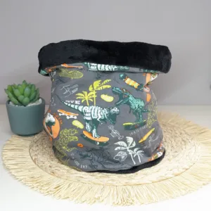 Tour de cou, Snood enfant - Dinosaure skate - Fait main