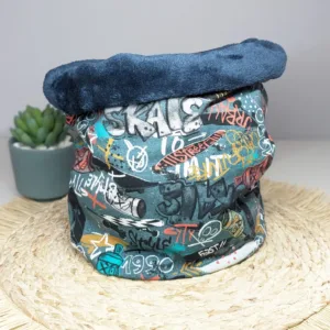 Tour de cou, Snood enfant - Skate - Fait main