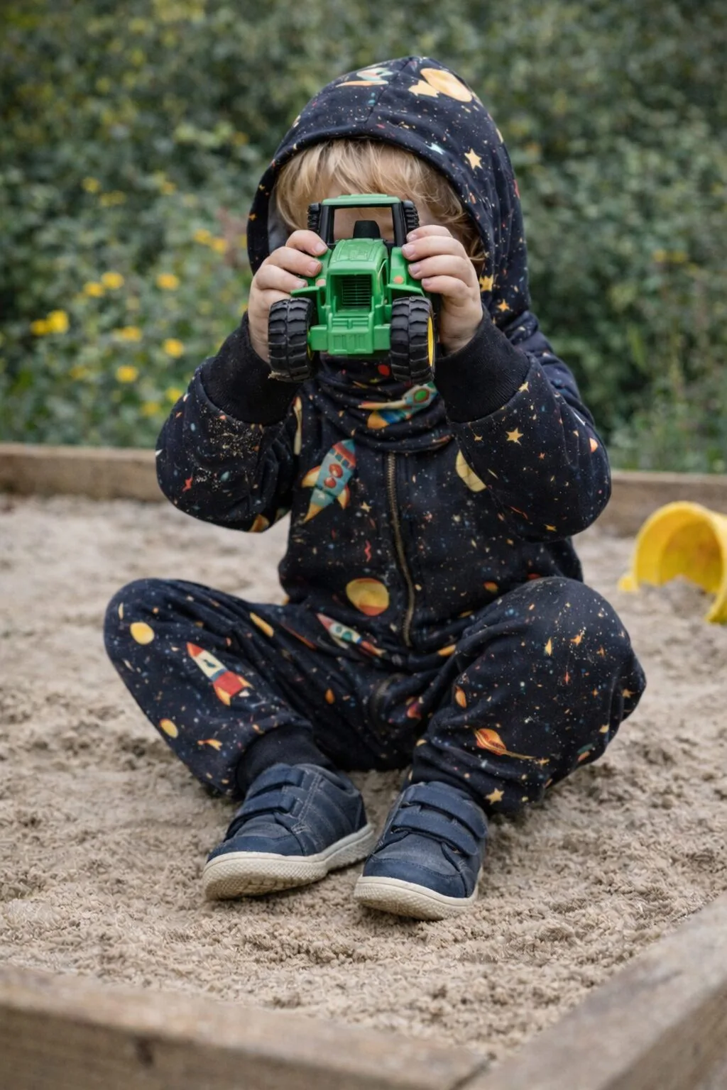 Combinaison imperméable garçon , fait main