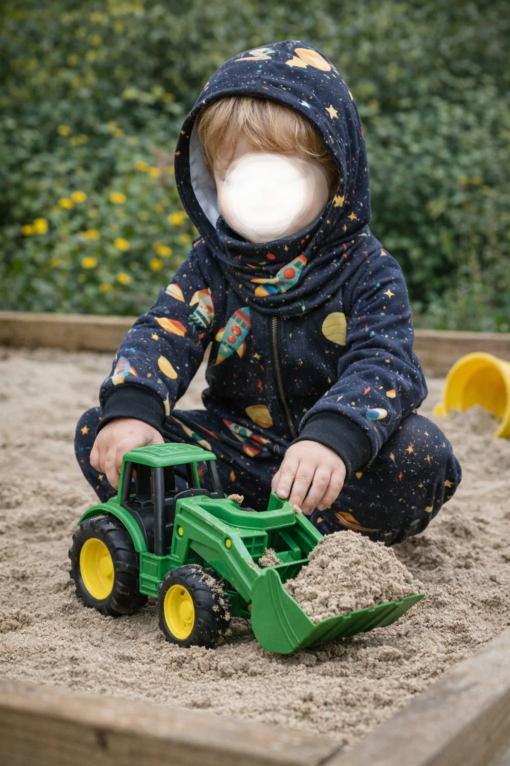 Combinaison imperméable garçon , fait main