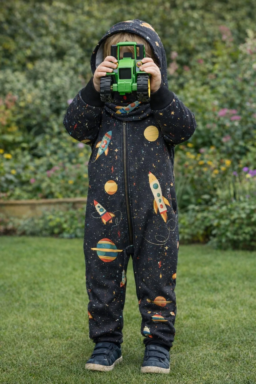 Combinaison imperméable garçon , fait main