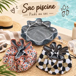 Les sacs piscine, pieds au sec